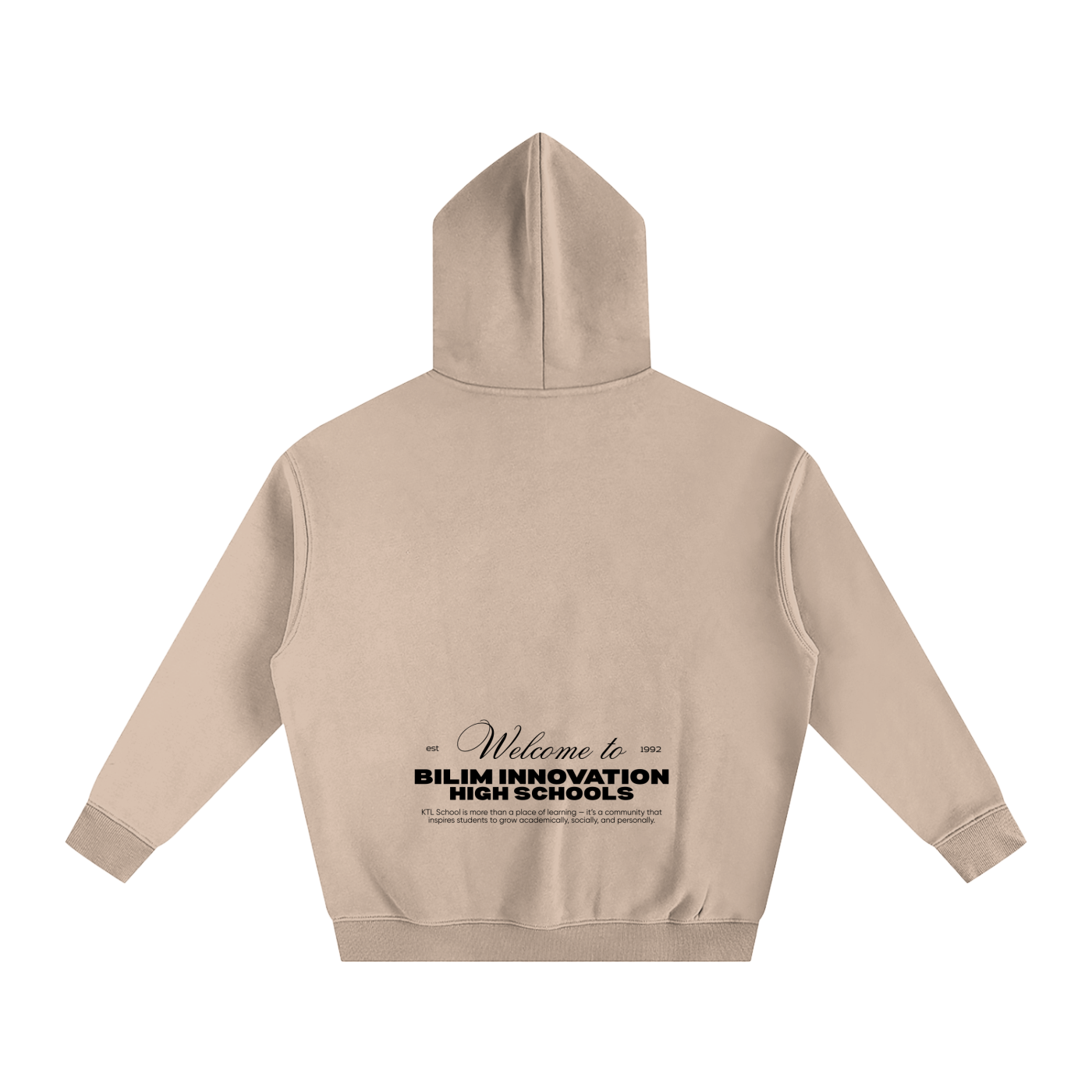 - Welcome - Oversize Fleeced Hoodie (Light Colors)