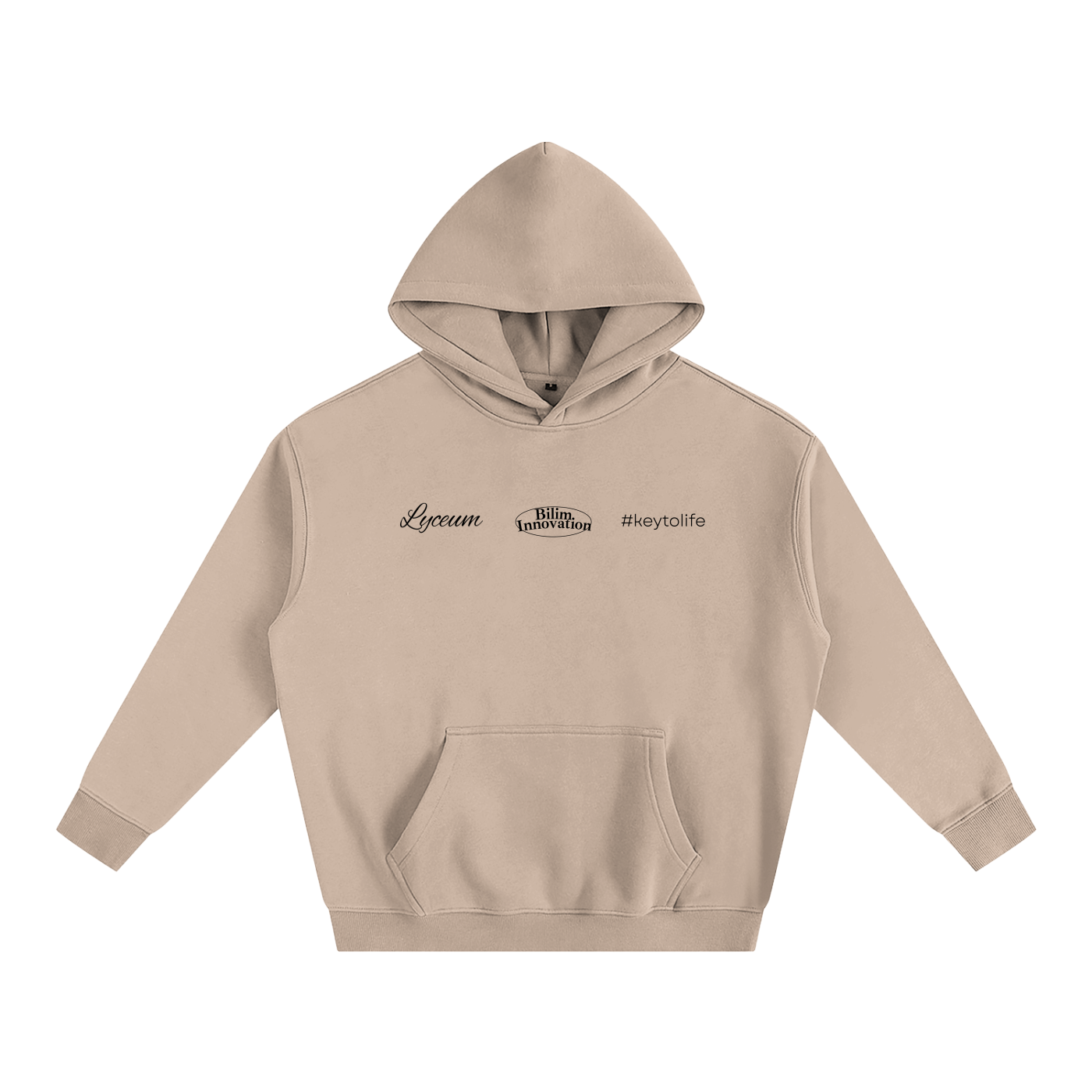 - Welcome - Oversize Fleeced Hoodie (Light Colors)