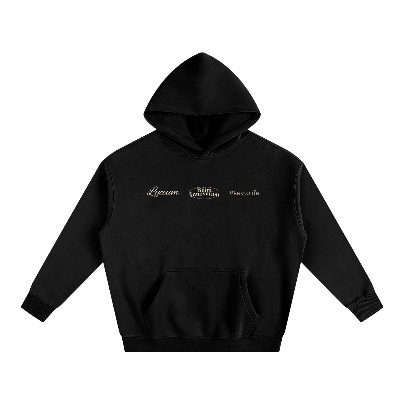 - Welcome - Oversize Fleeced Hoodie (Dark Colors)