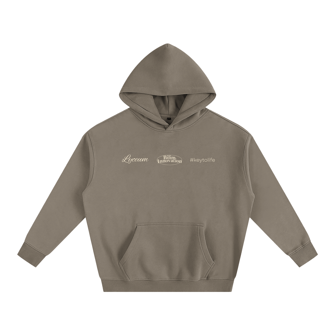 - Welcome - Oversize Fleeced Hoodie (Dark Colors)