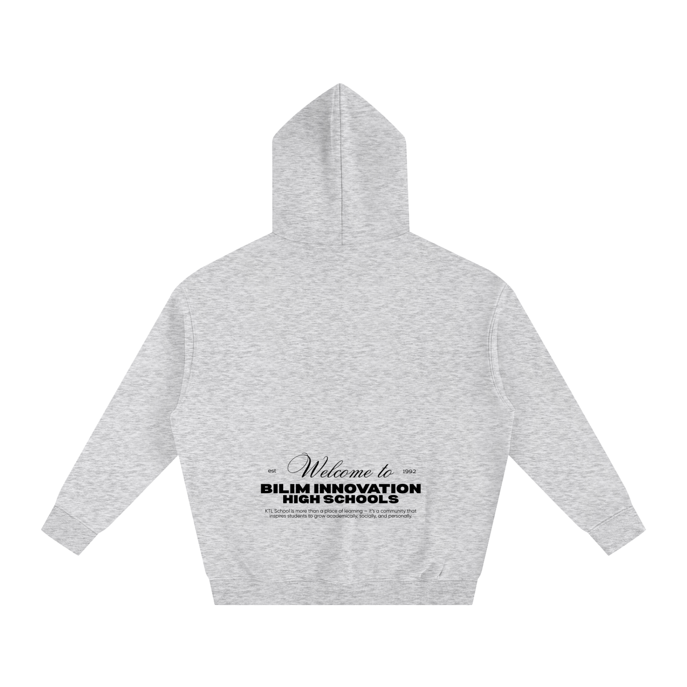 - Welcome - Oversize Fleeced Hoodie (Light Colors)