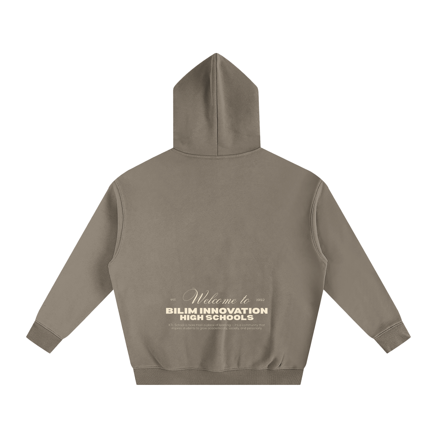 - Welcome - Oversize Fleeced Hoodie (Dark Colors)