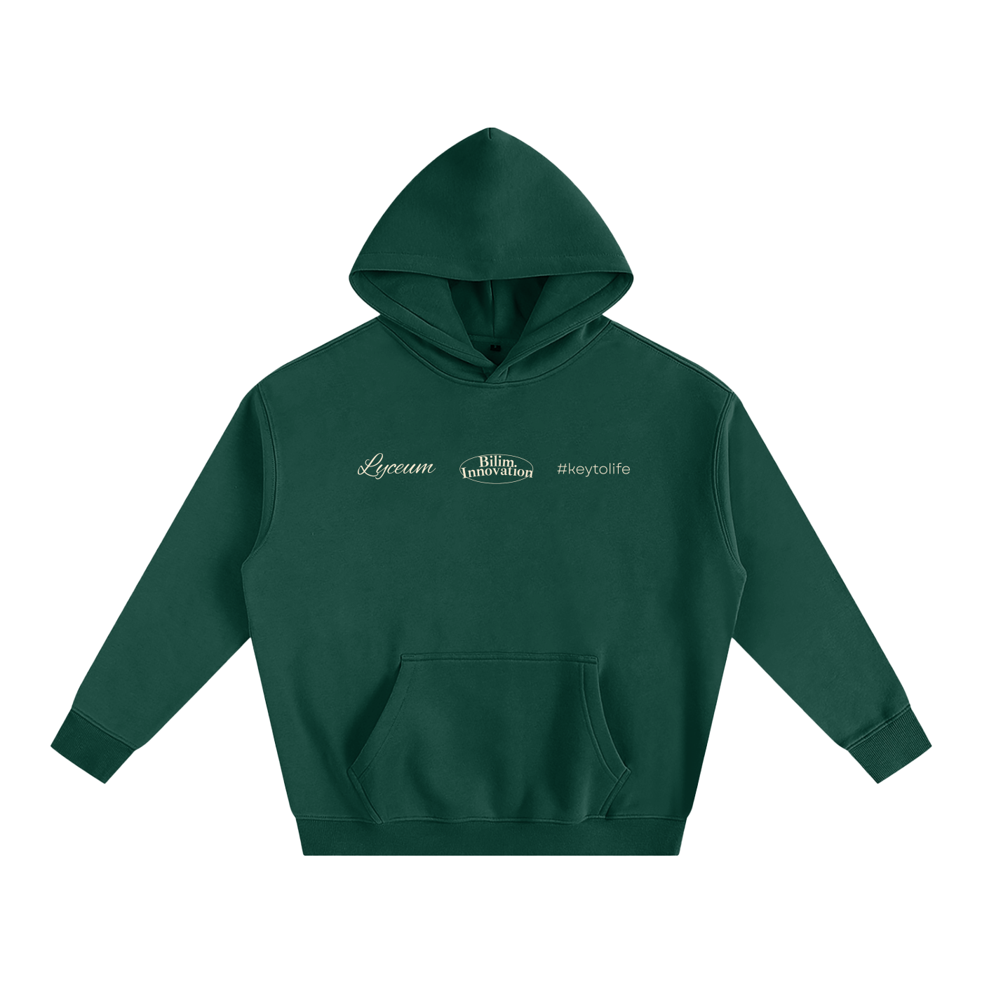 - Welcome - Oversize Fleeced Hoodie (Dark Colors)