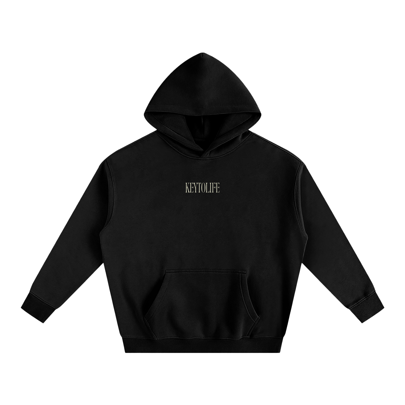 - Key To Life - Oversize Fleeced Hoodie