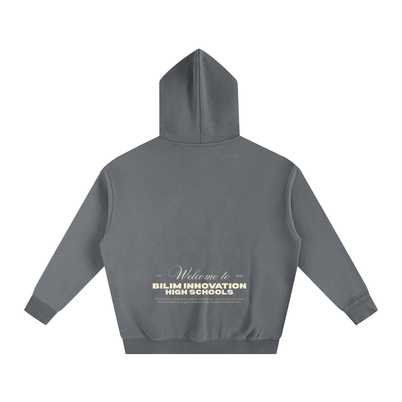 - Welcome - Oversize Fleeced Hoodie (Dark Colors)