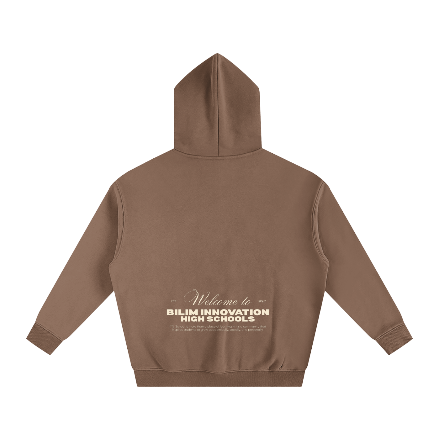 - Welcome - Oversize Fleeced Hoodie (Dark Colors)
