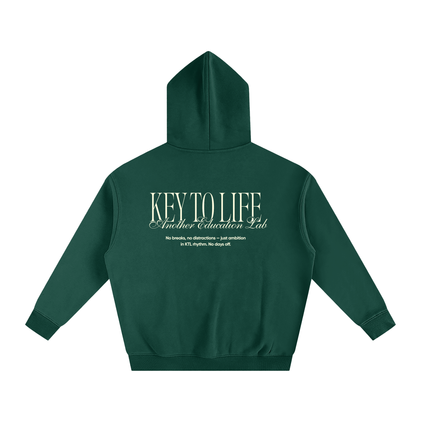 - Key To Life - Oversize Fleeced Hoodie