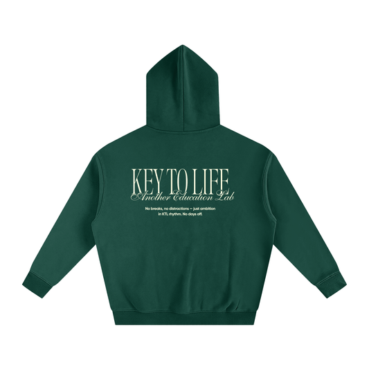 - Key To Life - Oversize Fleeced Hoodie