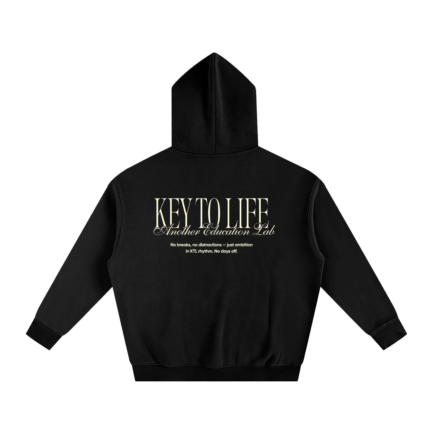 - Key To Life - Oversize Fleeced Hoodie
