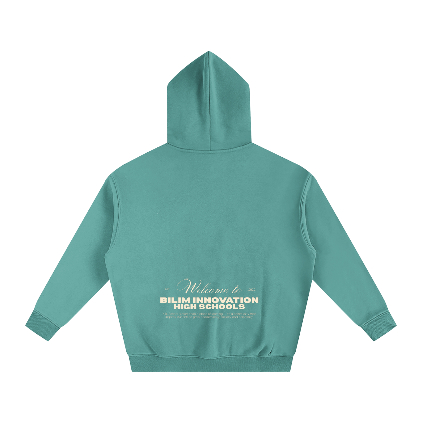 - Welcome - Oversize Fleeced Hoodie (Dark Colors)