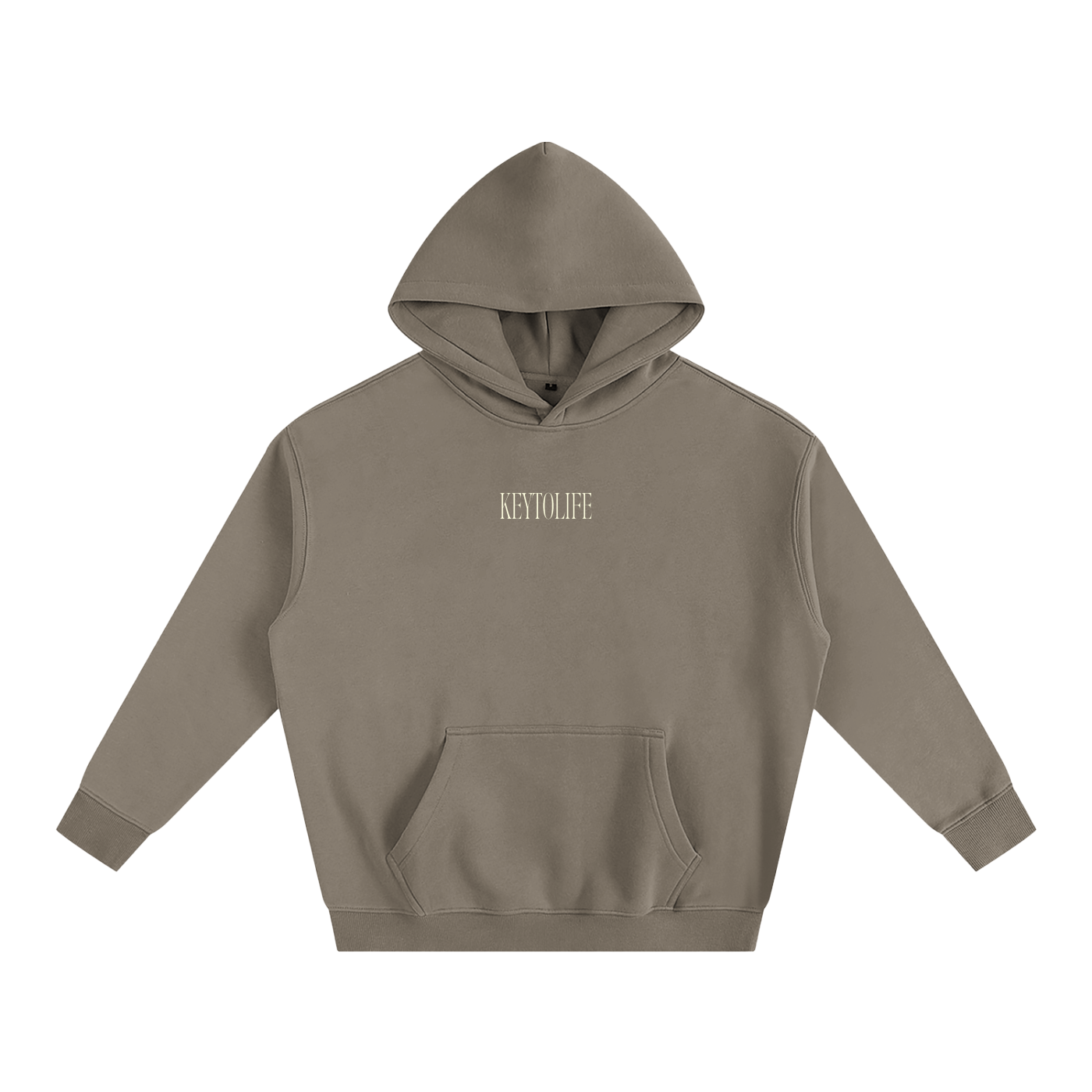 - Key To Life - Oversize Fleeced Hoodie