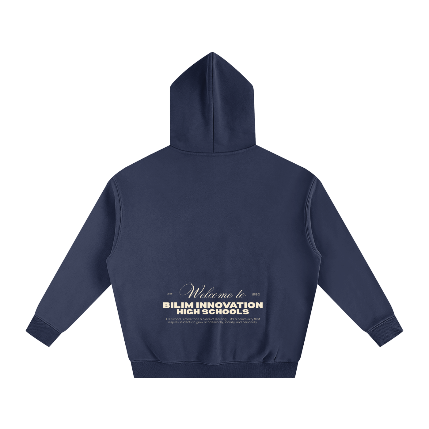 - Welcome - Oversize Fleeced Hoodie (Dark Colors)
