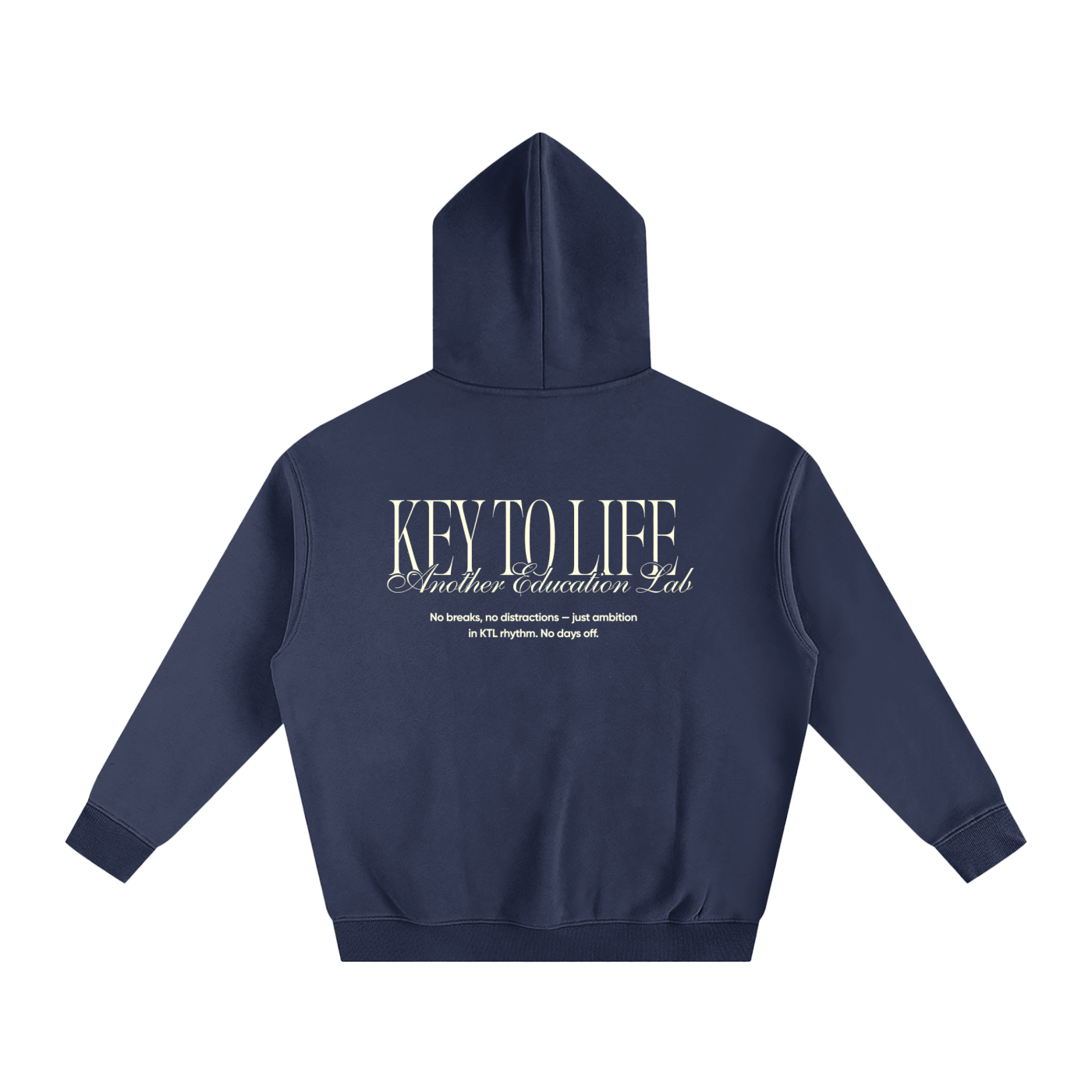- Key To Life - Oversize Fleeced Hoodie