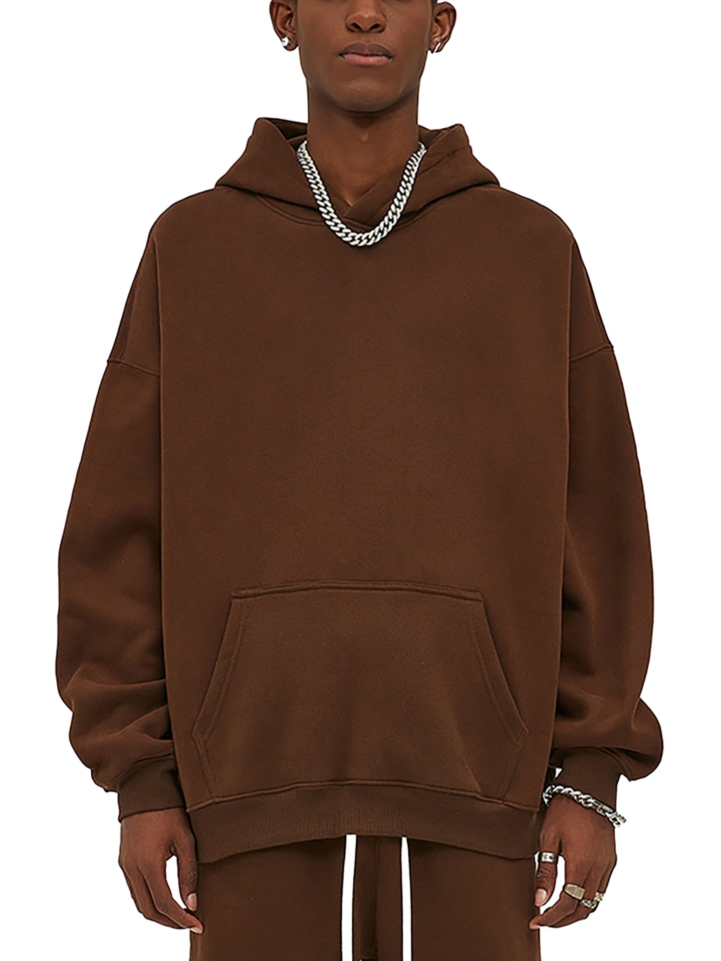 - Key To Life - Oversize Fleeced Hoodie