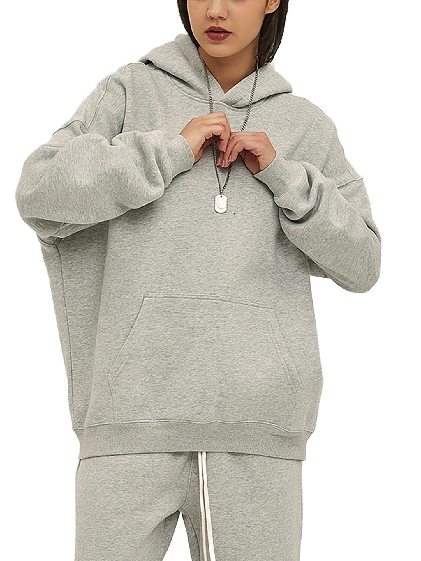 - Welcome - Oversize Fleeced Hoodie (Light Colors)