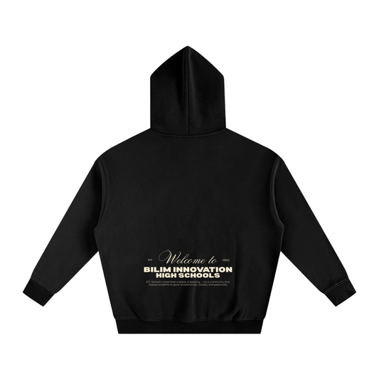 - Welcome - Oversize Fleeced Hoodie (Dark Colors)
