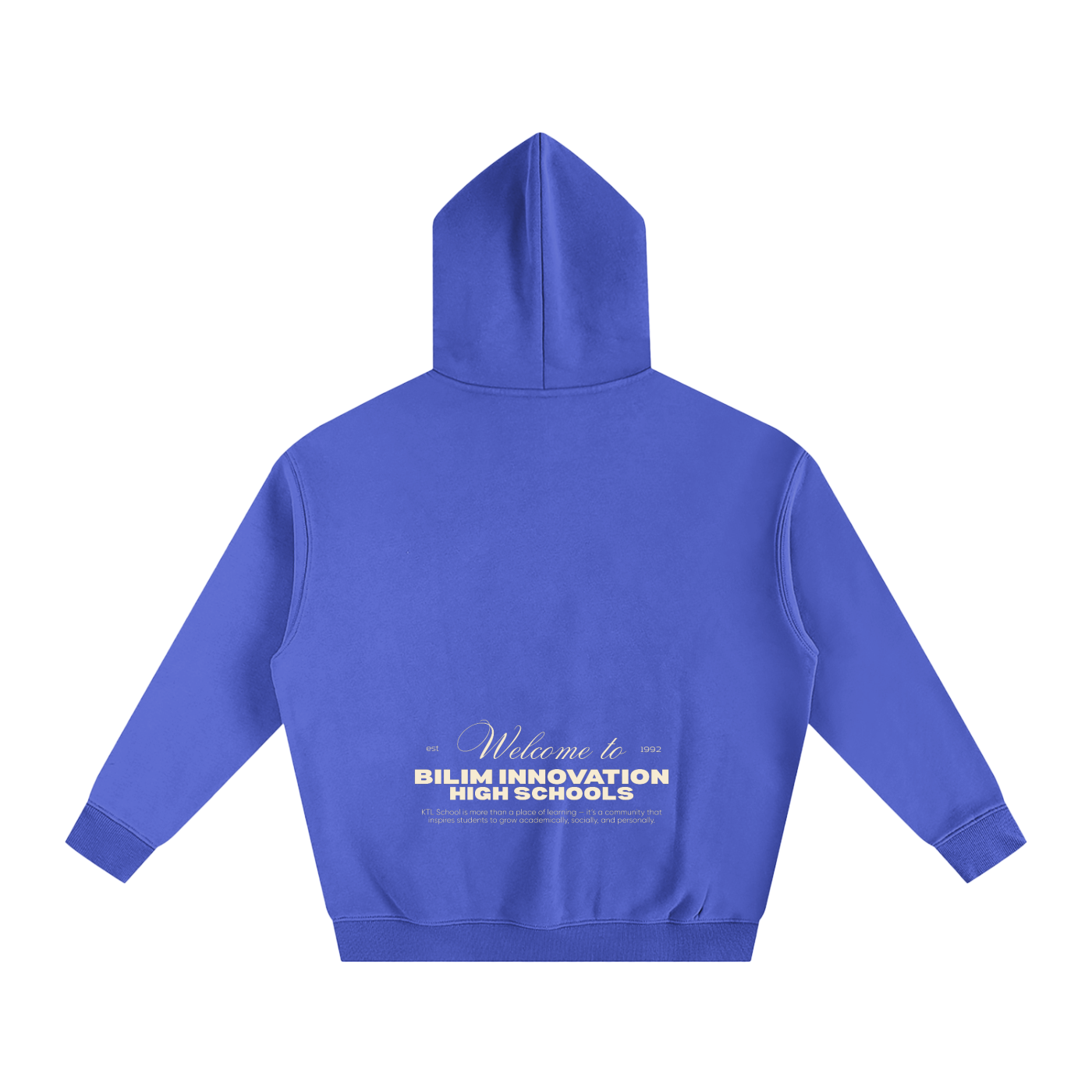 - Welcome - Oversize Fleeced Hoodie (Dark Colors)