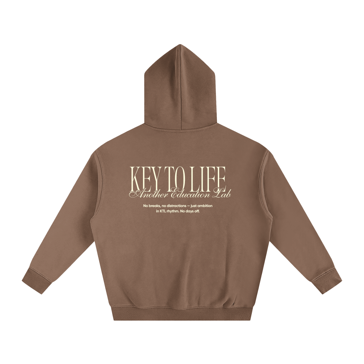 - Key To Life - Oversize Fleeced Hoodie