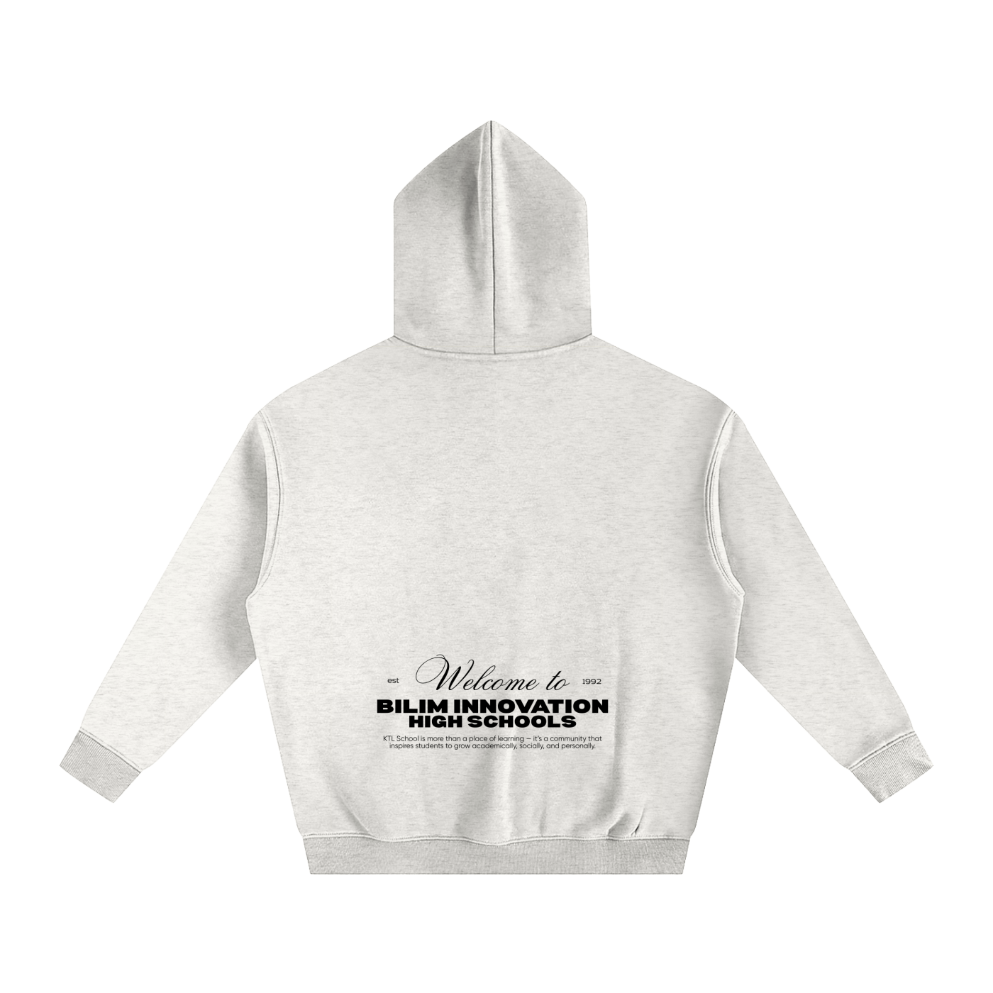 - Welcome - Oversize Fleeced Hoodie (Light Colors)