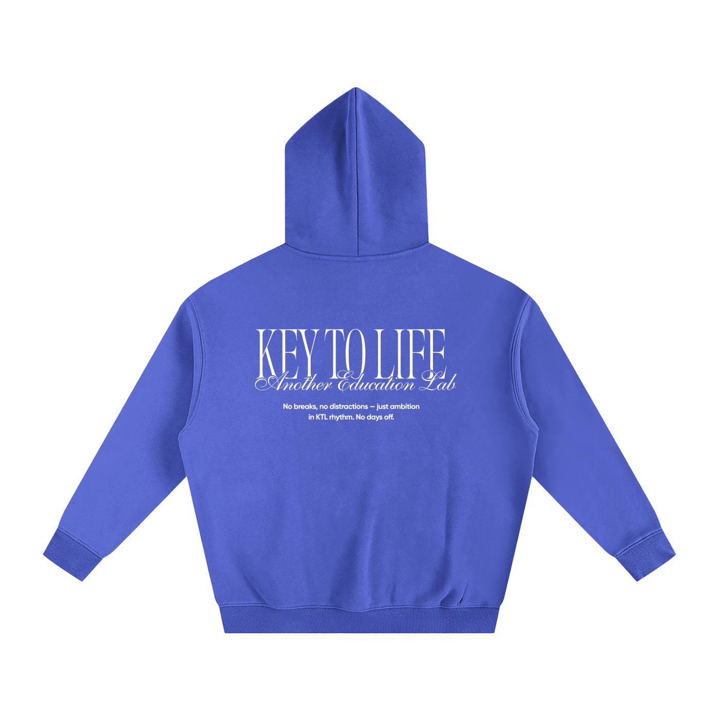 - Key To Life - Oversize Fleeced Hoodie