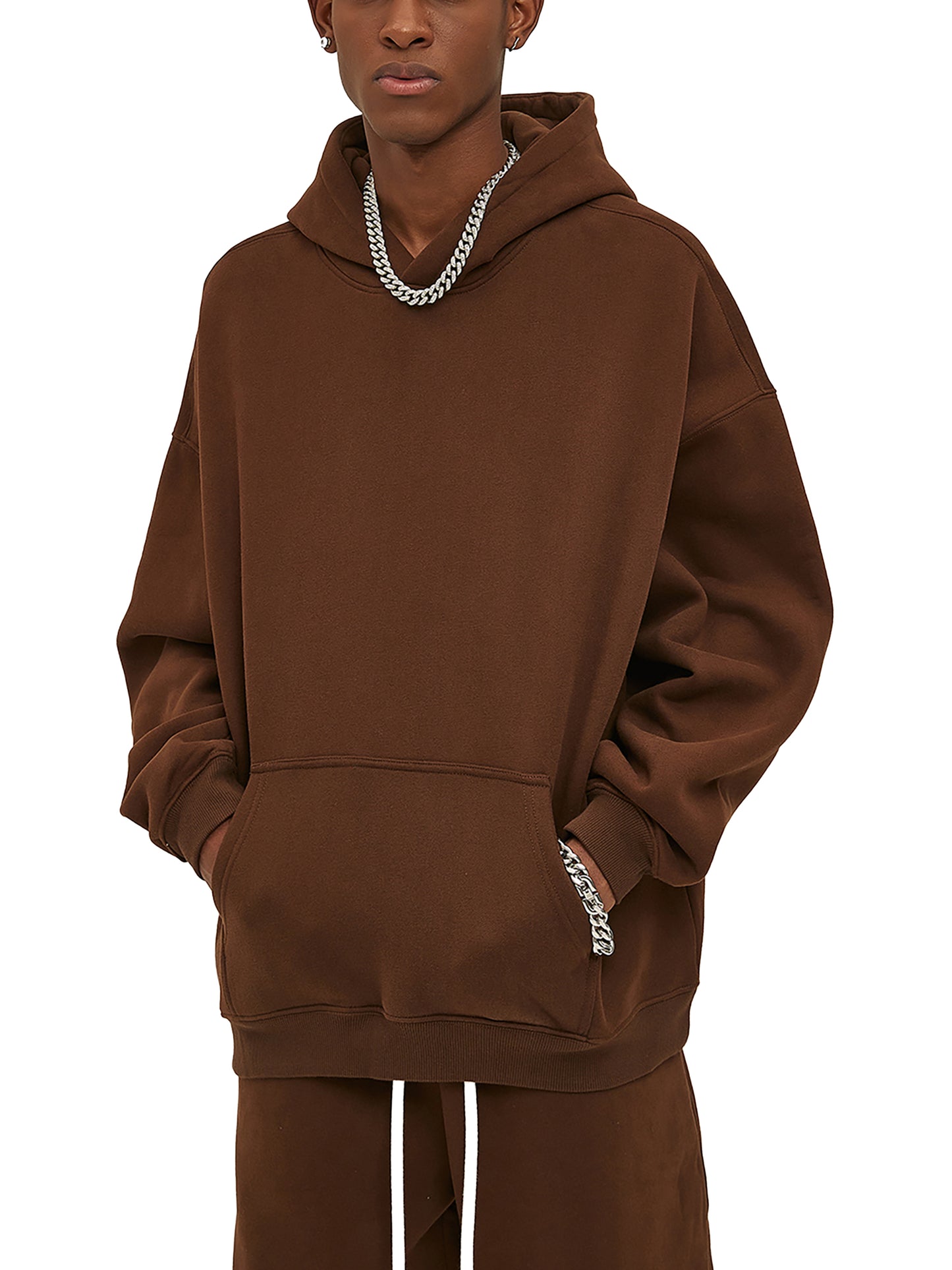 - Welcome - Oversize Fleeced Hoodie (Light Colors)