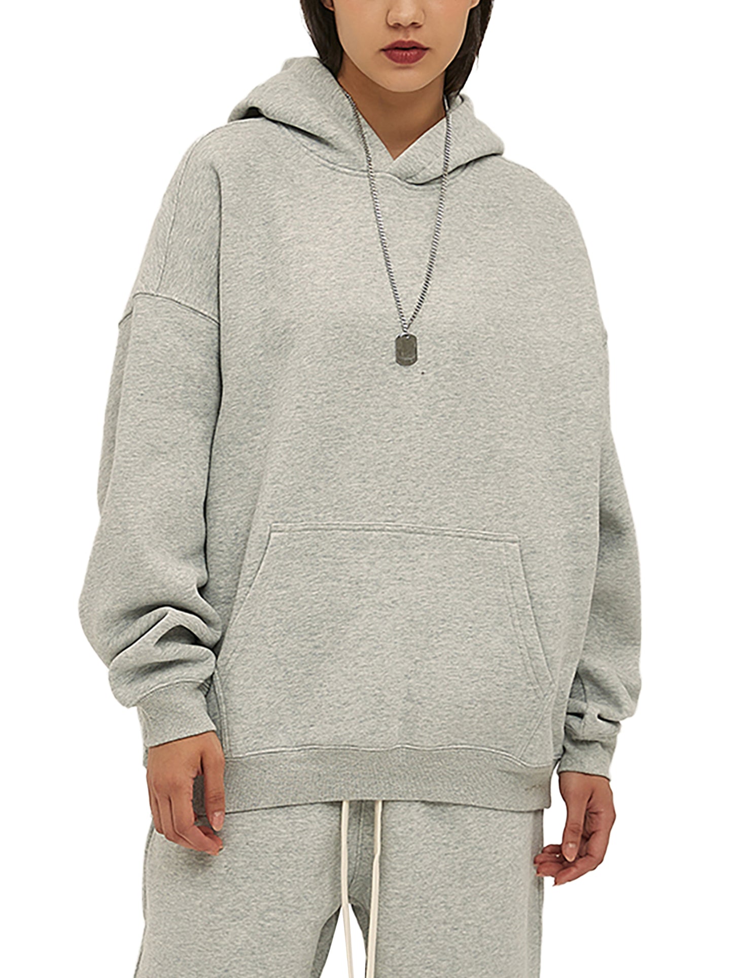 - Key To Life - Oversize Fleeced Hoodie